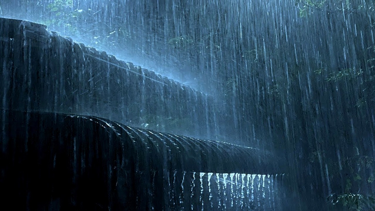 Gentle Night RAIN - Rain Sounds For Sleeping - Thunderstorm Sounds, Relax, White noise, ASMR
