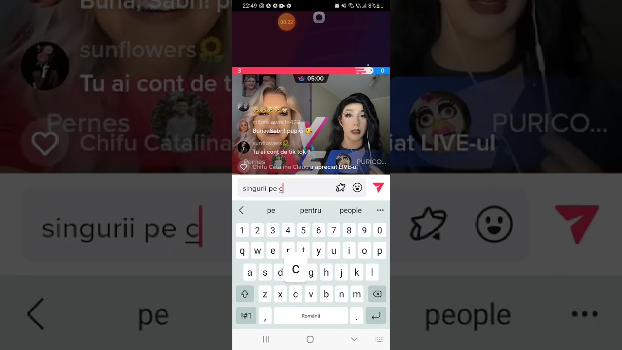 Pernes și Sabrina live- 21 ianuarie- partea a 6 a