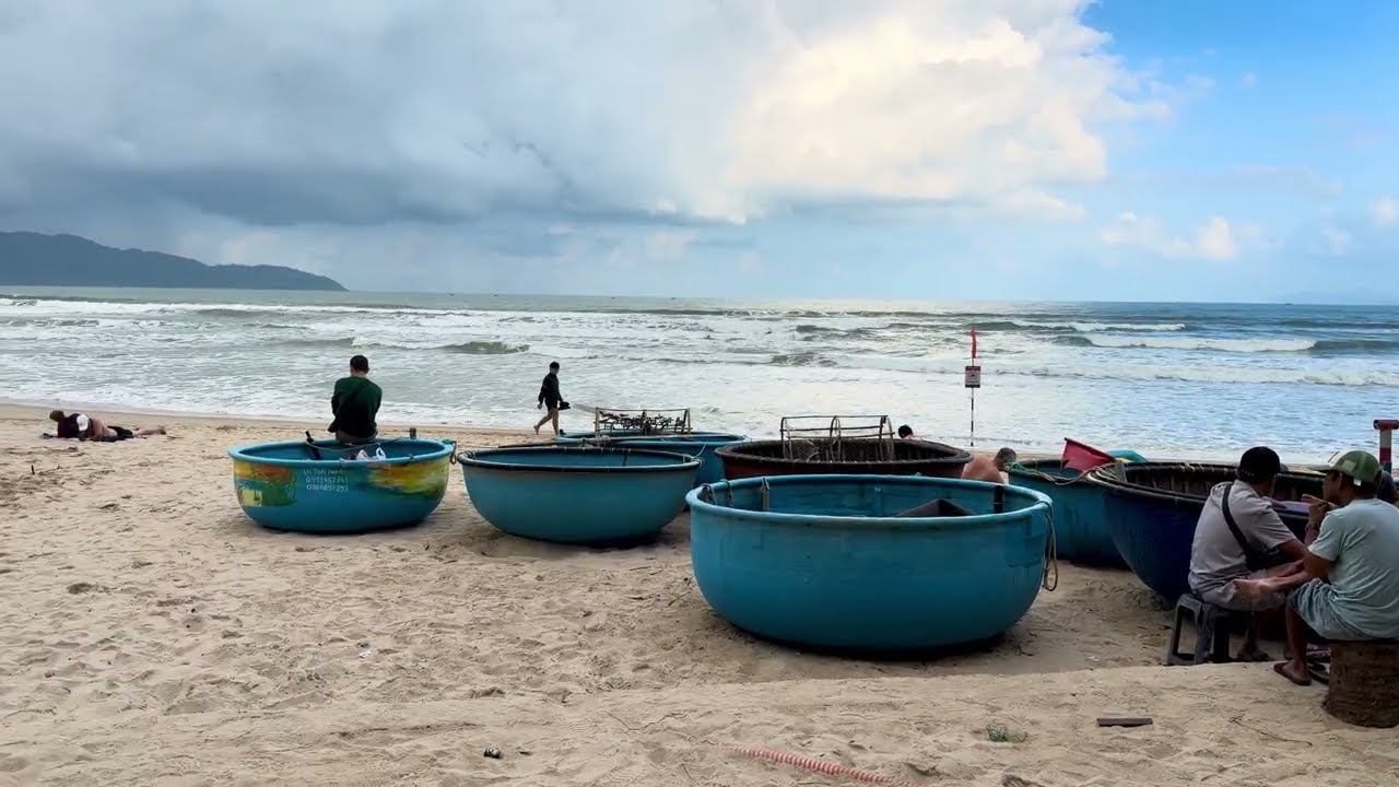 Da Nang’s beach is truly beautiful