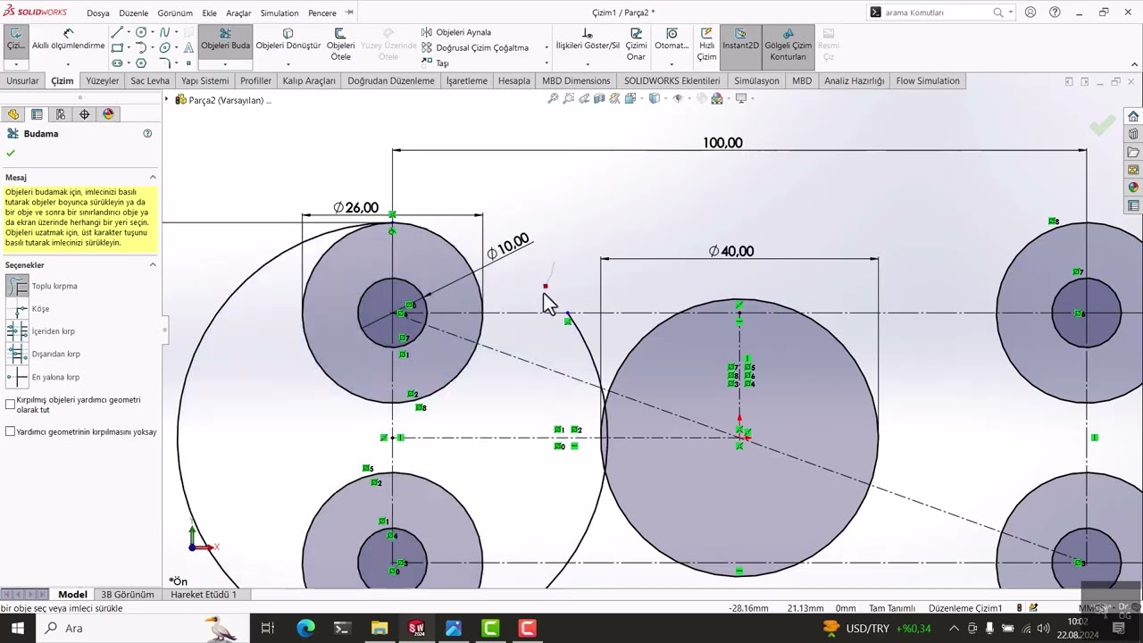 5 SolidWorks Sketch Tools Applications