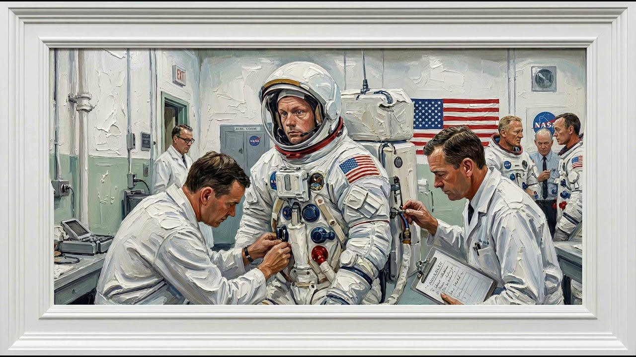 One Small Step Preparation | 8-Hour 4K What Actually Happened Art | Frame TV Screensaver