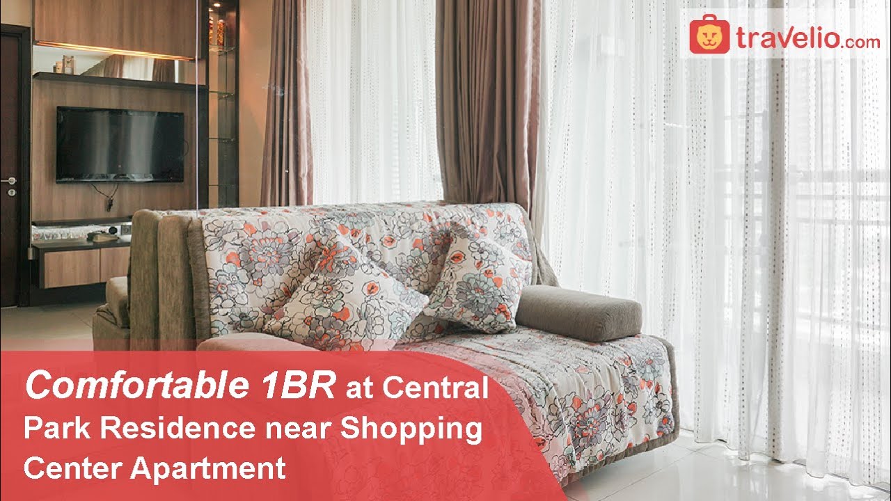 Room Tour Comfortable 1BR at Central Park Residence near Shopping Center Apartment