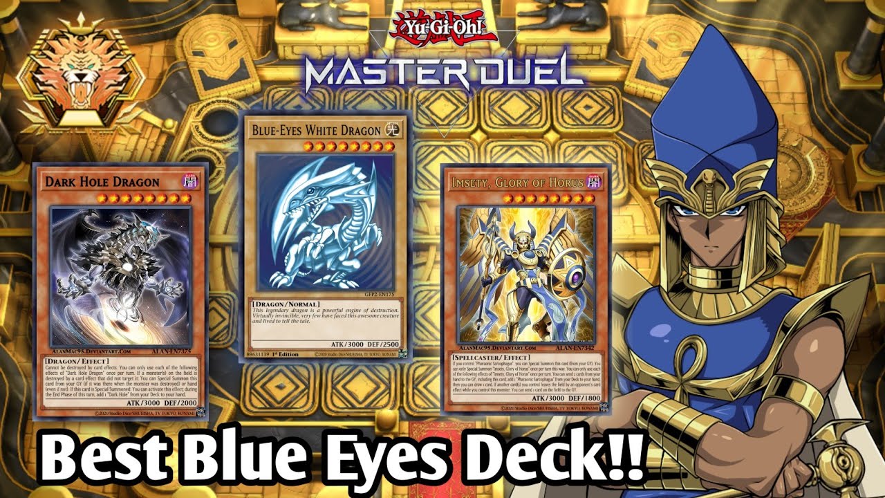 Best Blue Eyes Deck!! | Feat. Dark Hole Dragon and Horus Cards | Yu-Gi-Oh Master Duel