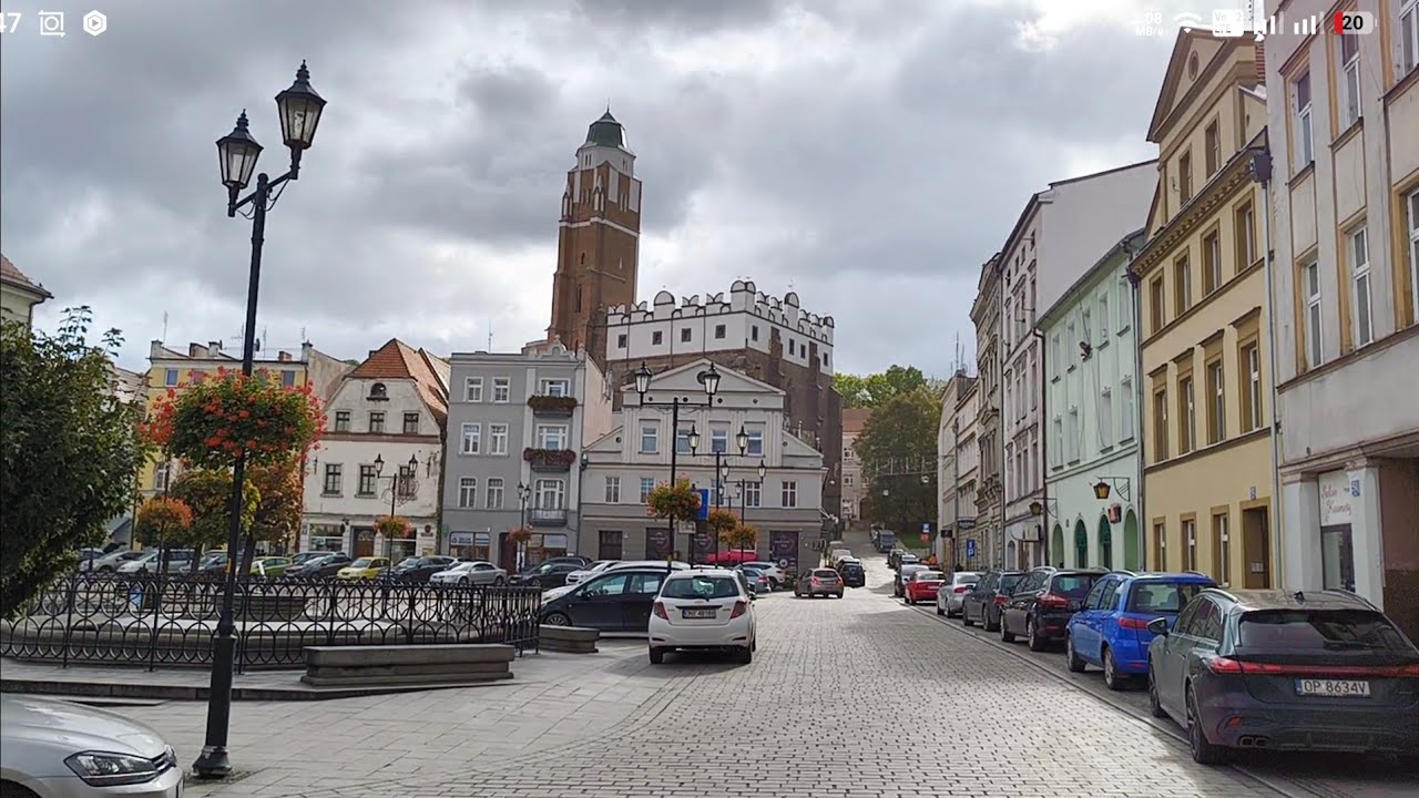 Rynek i uliczki w Paczkowie