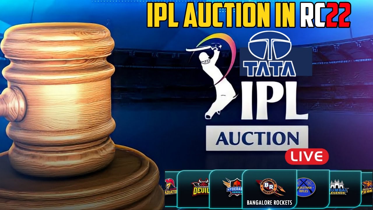 IPL Auction Live in RC22 || RCPL Auction Live || Real Cricket 22