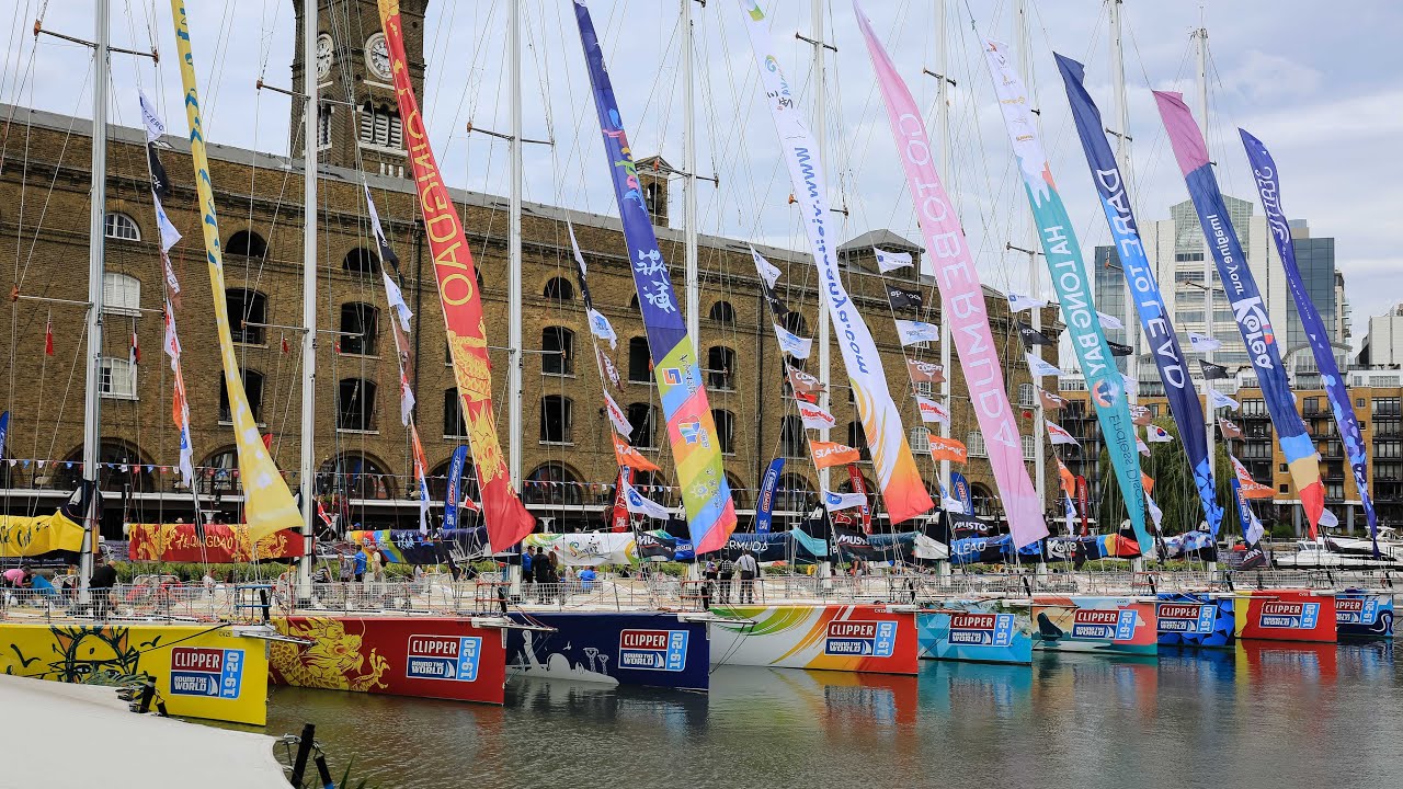 LONDON Walk Tour St. KATHARINE DOCKS incl. CLIPPER RACE from Tower Hill Station