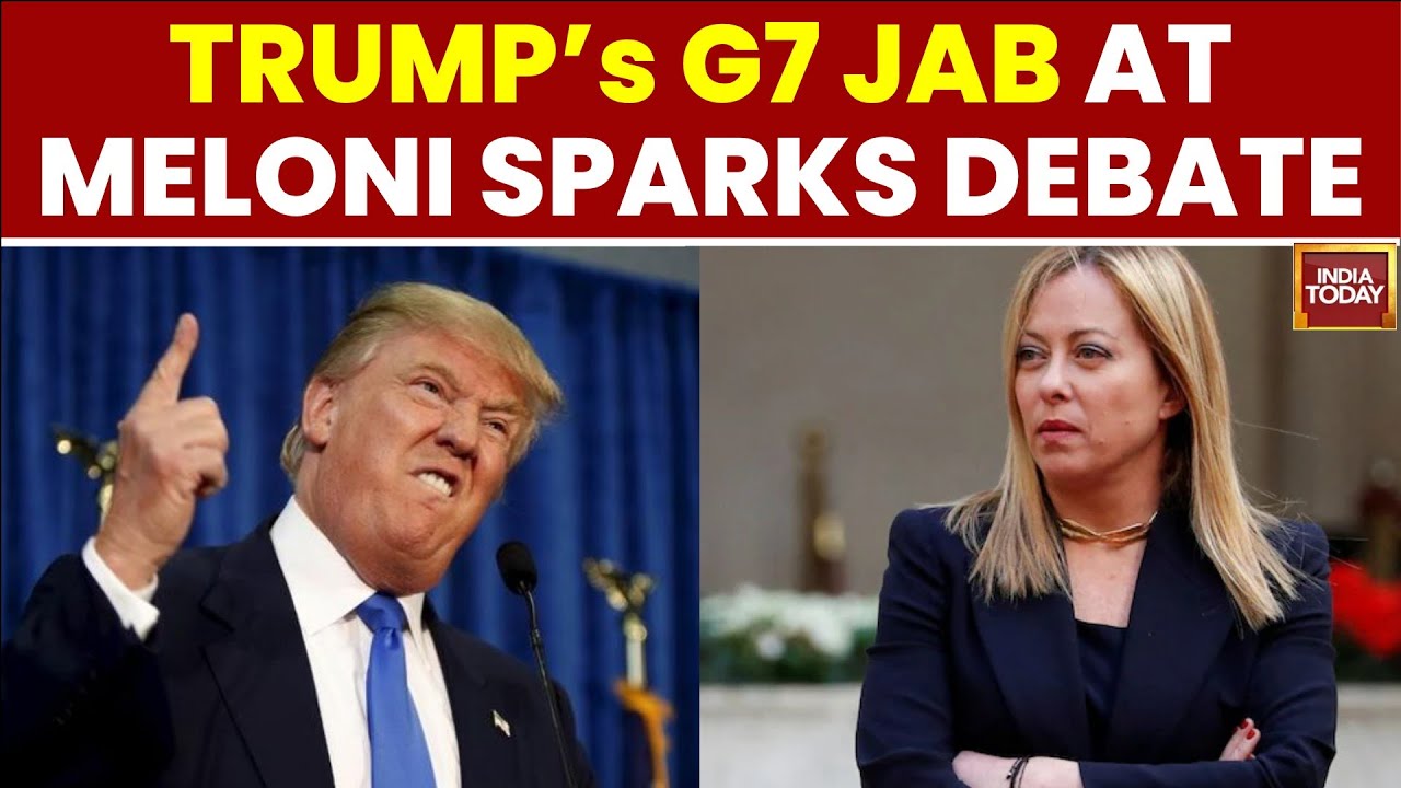 Дональд Трамп против Джорджи Мелони: скандал из-за фото на G7 привел к дипломатическим последстви...