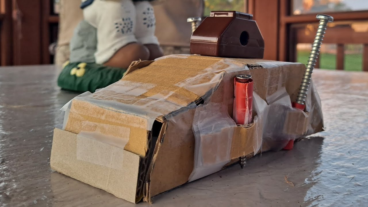 My Cardboard TIV 2 VS Air Blower (The 2nd Test)