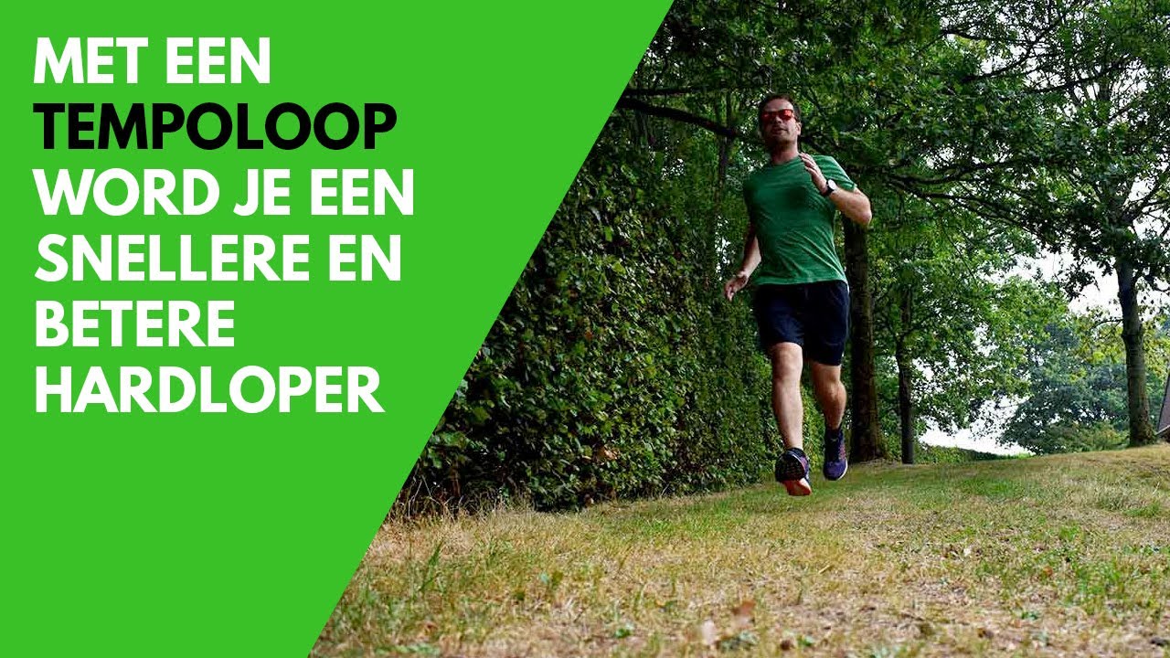 Met een tempoloop word je een snellere en betere hardloper