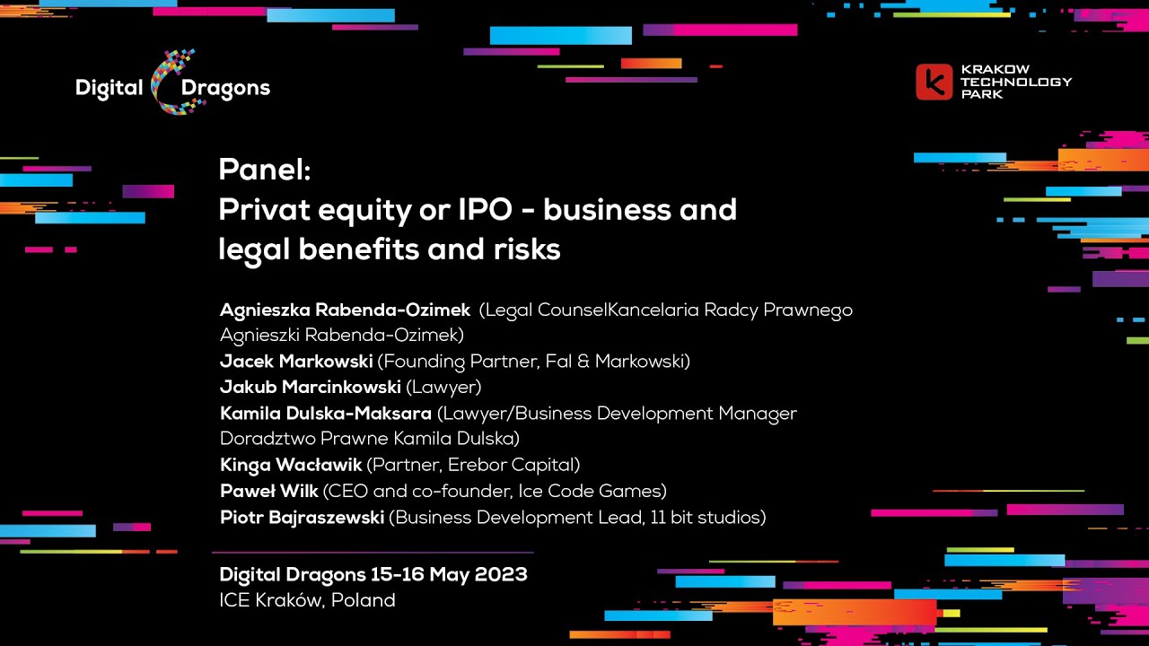 Panel: Privat equity or IPO -  business and legal benefits and risks