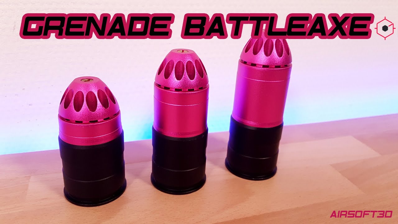Grenade BATTLEAXE - c'est vraiment des grenades ça ?? - Présentation #54 #AIRSOFT #grenade40mm