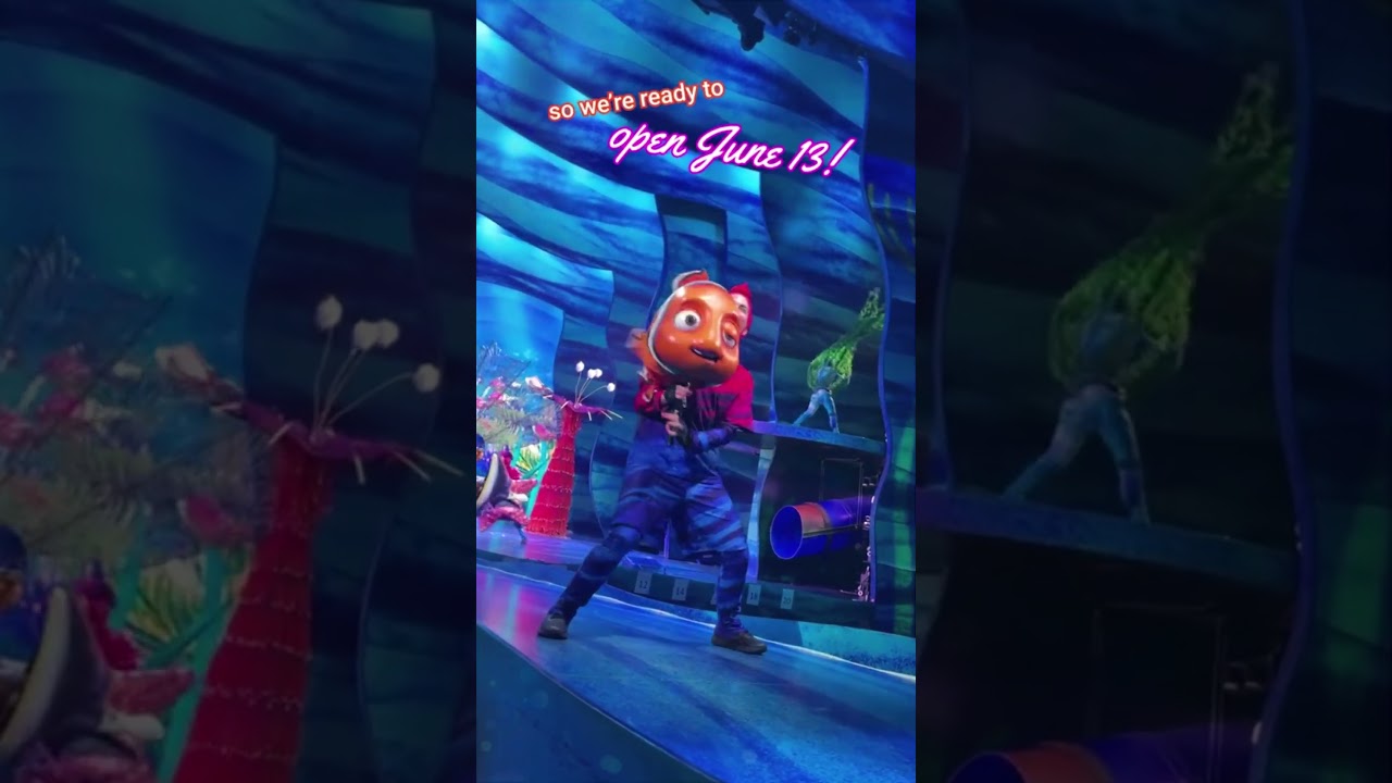 Finding Nemo Characters Adventure at Disneyland – Marlin, Dory & Darla Family Fun!