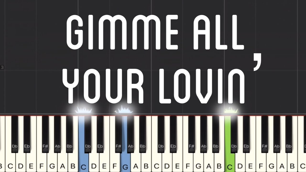 ZZ Top - Gimme All Your Lovin’ Piano Tutorial | Medium