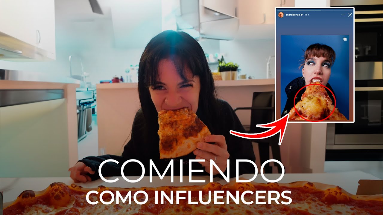 UN DIA COMIENDO COMO INFLUENCERS QUE SIGO