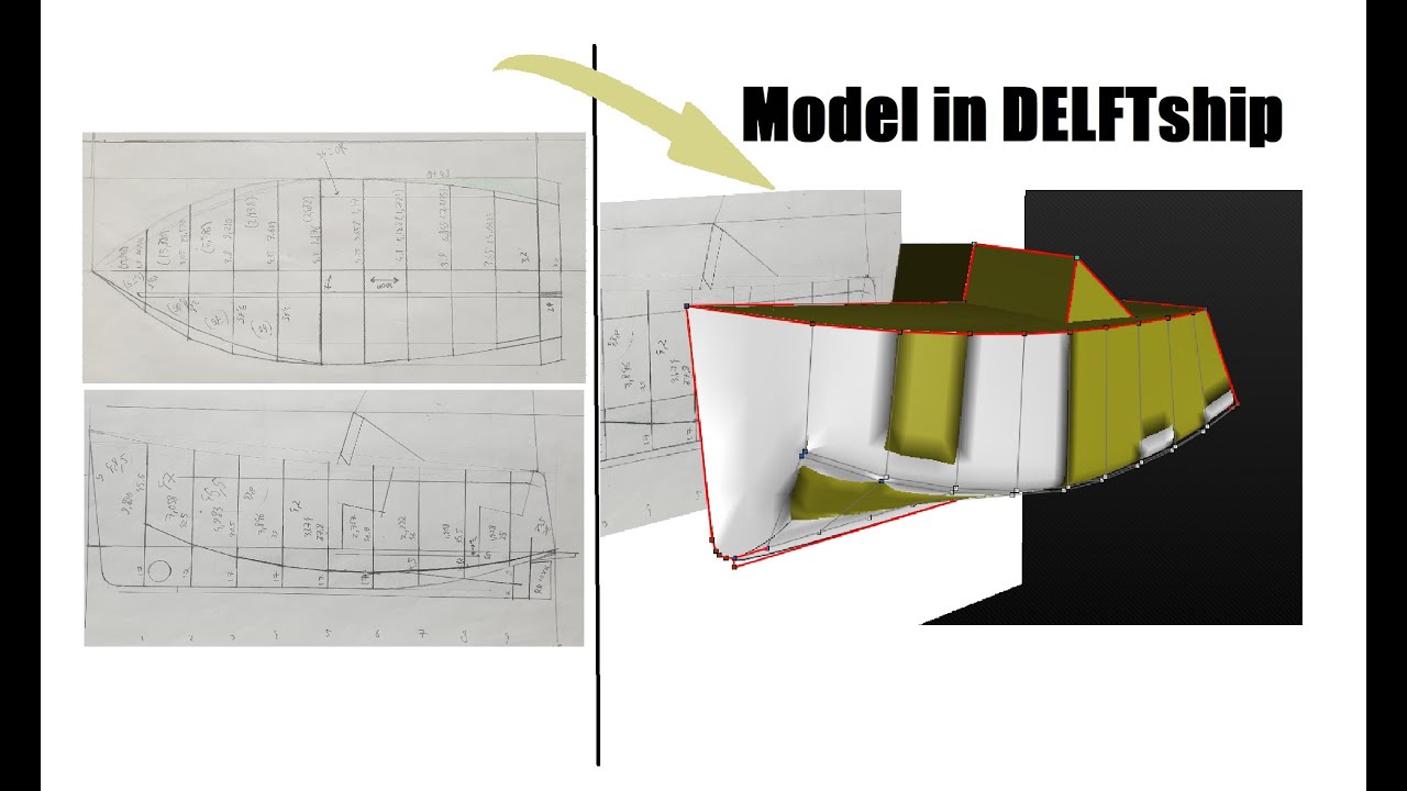 Making a boat part 1 (Model in DELFTship)