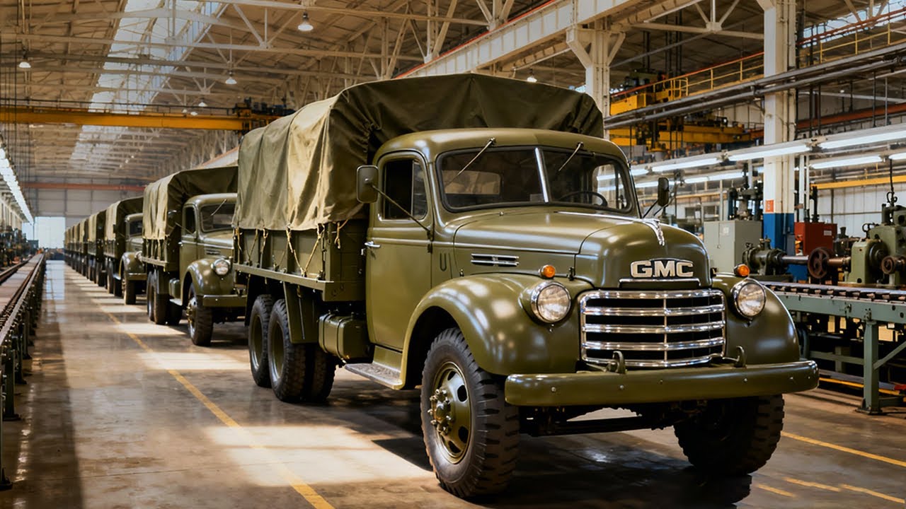 Inside the 1940s GMC Factory — How America Mass-Produced 500,000+ Trucks to Win WWII