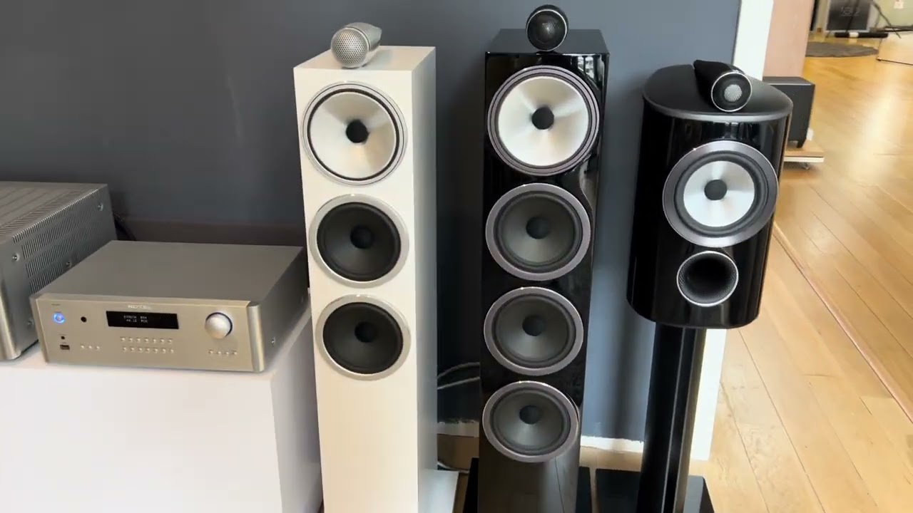Bowers & Wilkins702 S3 with Rotel PB-1590 & Rotel RC-1590