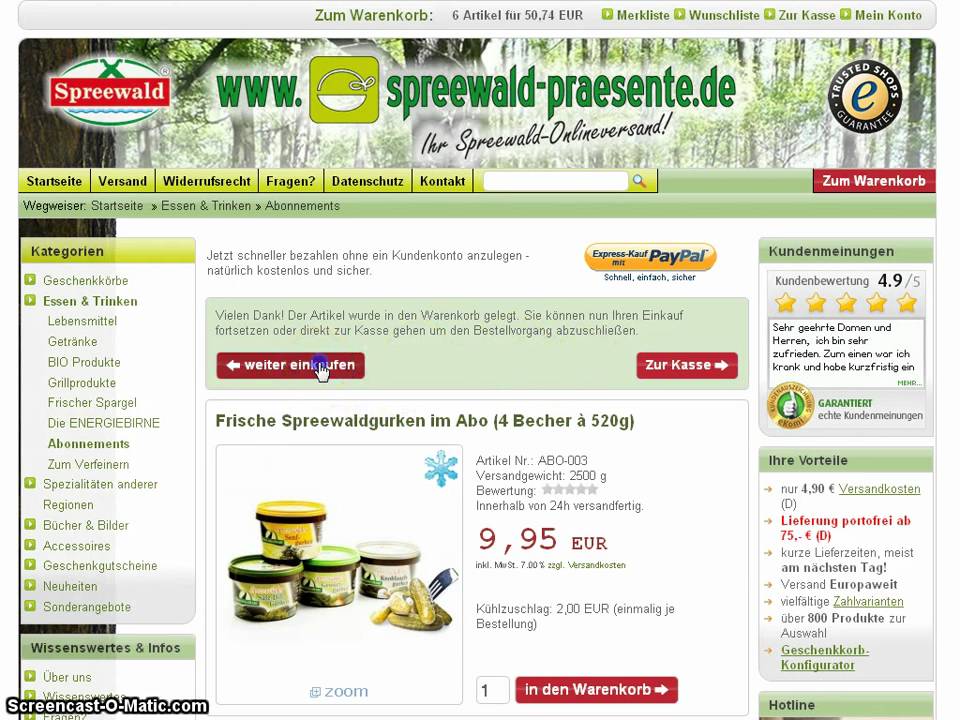 spreewald-praesente.de - Shopvorstellung