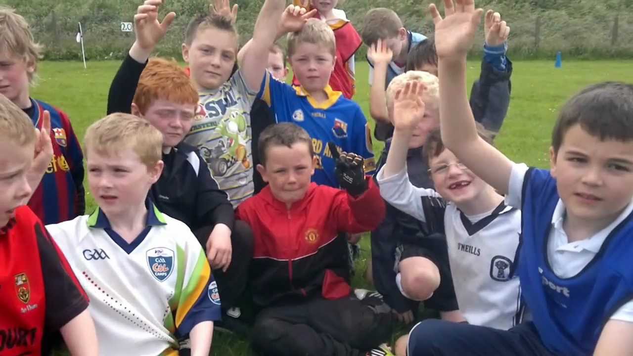 Hanging with the U8s at All Saints GAC Cúl Camp