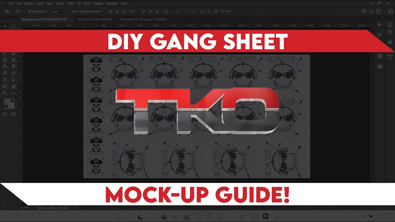 TKO Teaches You How To! Ep. 2 DIY Gang Sheet Mock-Up!