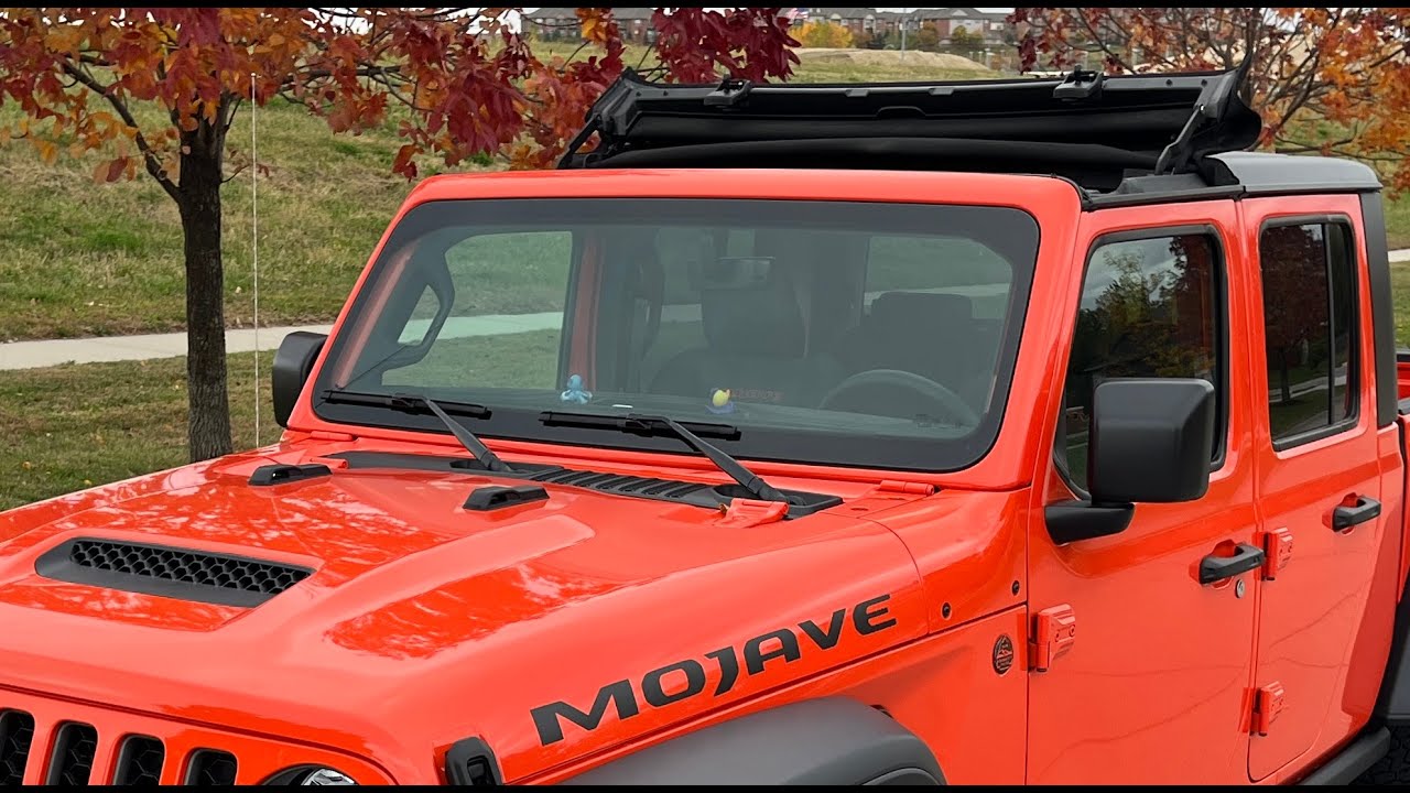 Punk'N Mojave #2 Bestop Sunrider best Jeep accessory mod! How to convert a Gladiator HARD top 2 soft