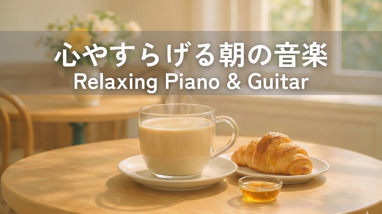【癒し・作業用BGM】心地いい朝の時間 | Relaxing Piano & Guitar