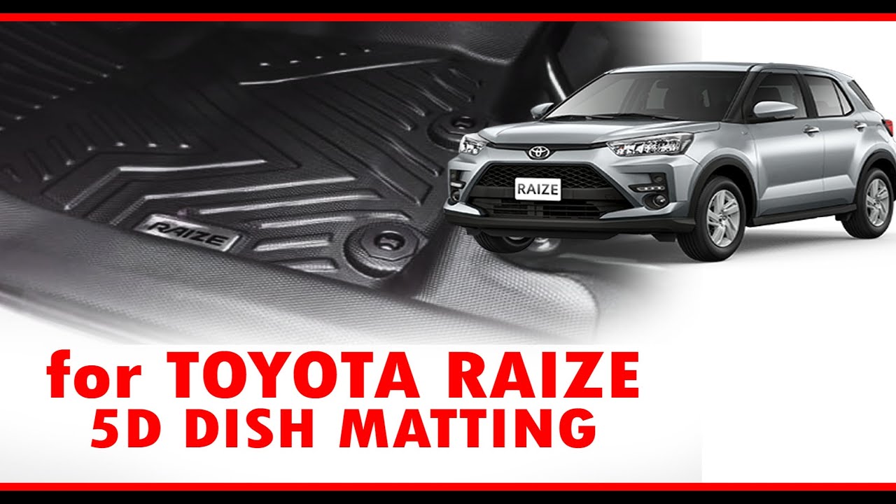 Toyota Raize....5D MATTING SULIT LALO NA NGAYONG TAG ULAN....