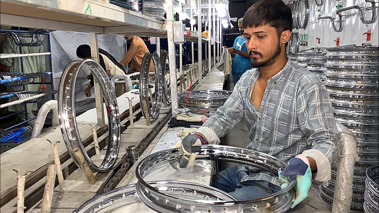 Unveiling The Manufacturing Process of Motorcycle Wheel Rims | Skilled Hands