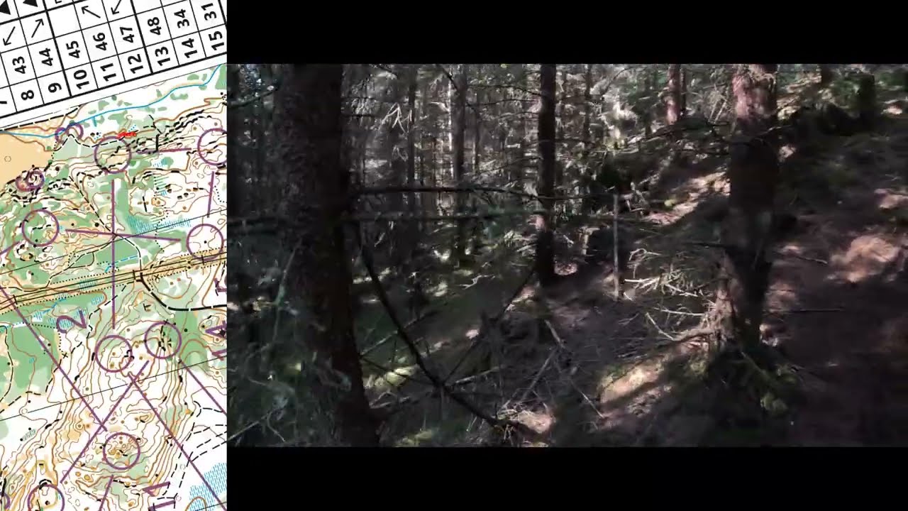 Headcam orienteering - #8 Middle training (Jönköping o-camp)