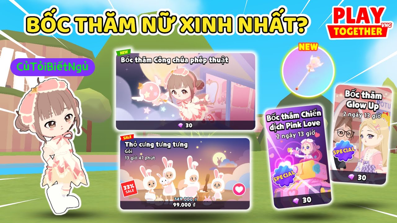 Meo Mở Những Hộp Bốc Thăm NỮ ĐẸP NHẤT Đang Có | Play Together