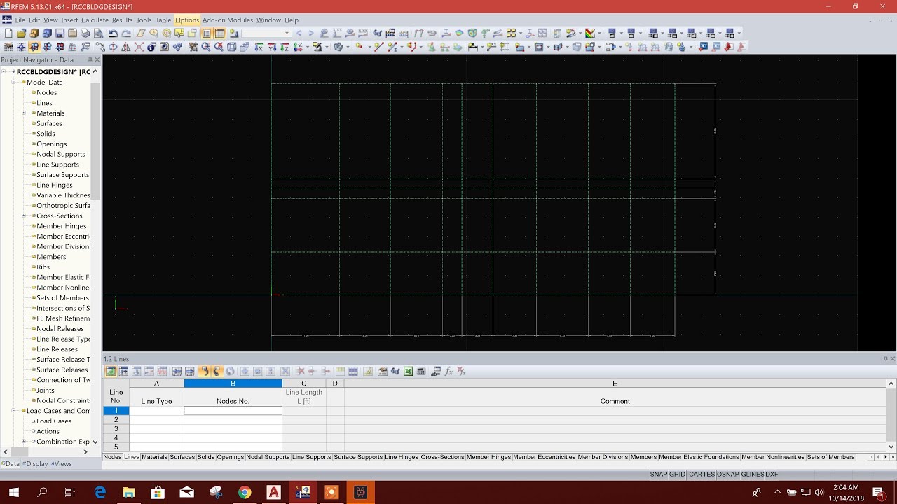 СОЗДАНИЕ И РЕДАКТИРОВАНИЕ СЕТОК В DLUBAL RFEM