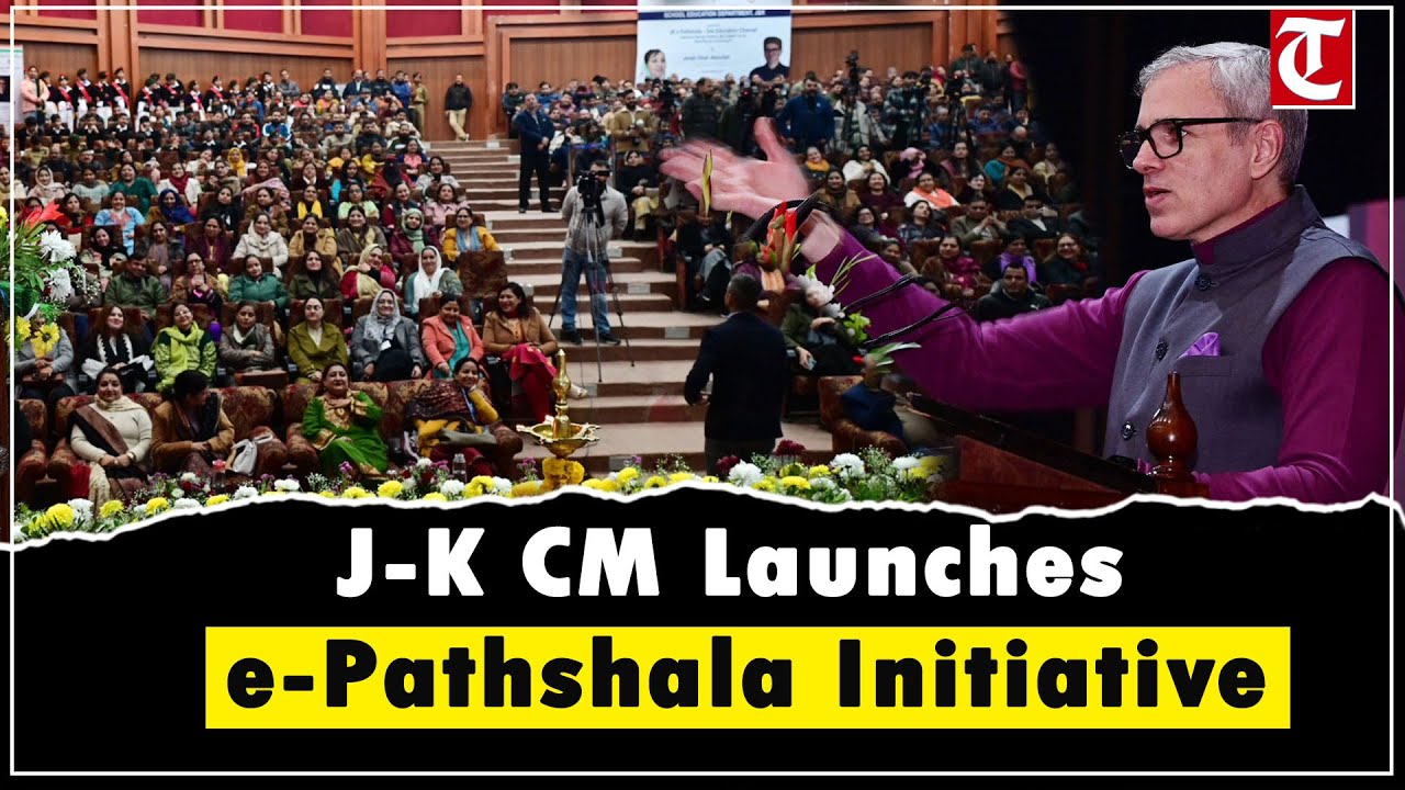 J-K CM launches e-Pathshala; says digital learning to supplement teaching, not replace teachers