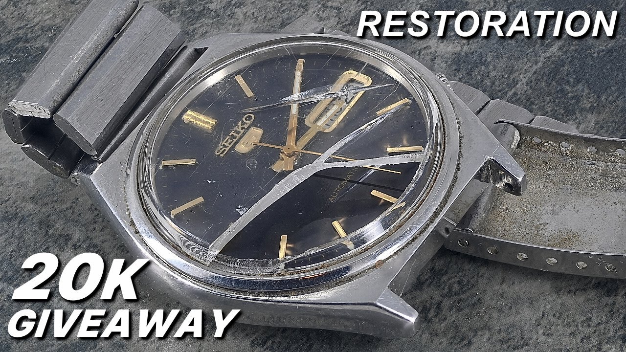 A Damaged Seiko 5: Full Restoration & Giveaway - Thanks For 20K!