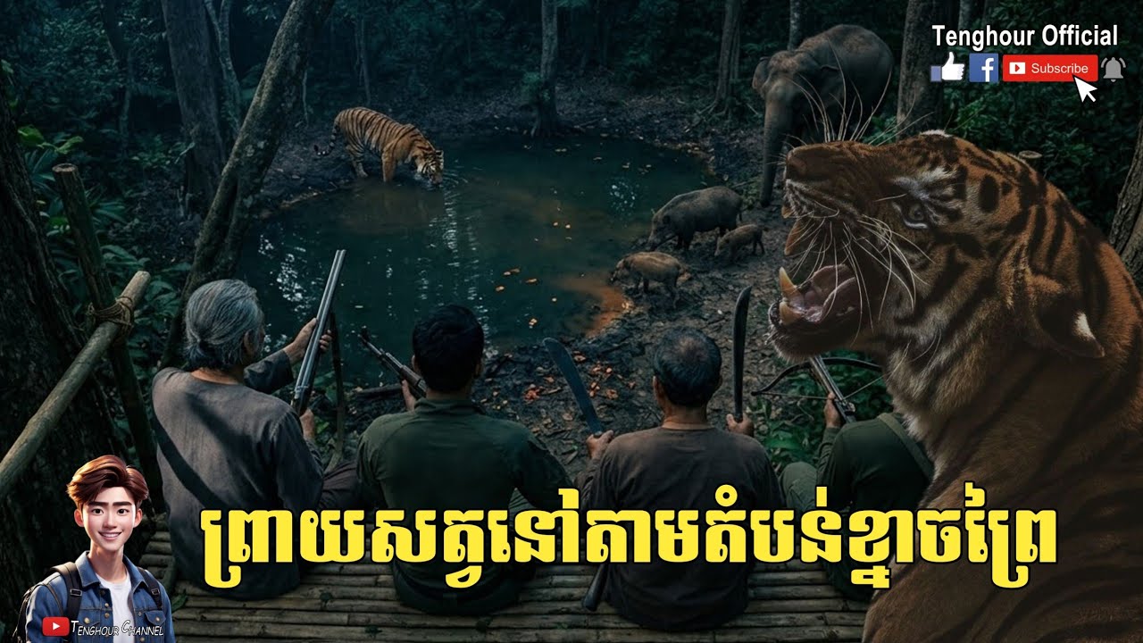 រឿង ព្រាយសត្វនៅតាមតំបន់ខ្នាចព្រៃ | Tenghour Official 