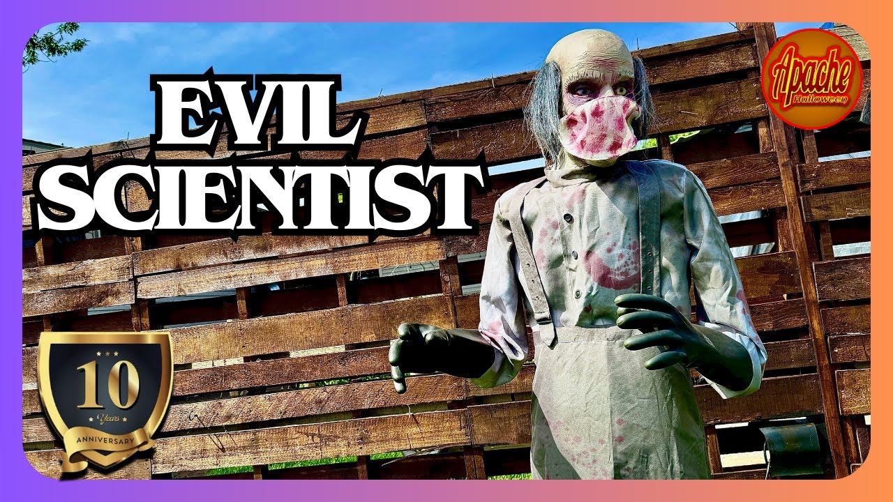 Spirit Halloween Evil Scientist Prop Unboxing!!!!