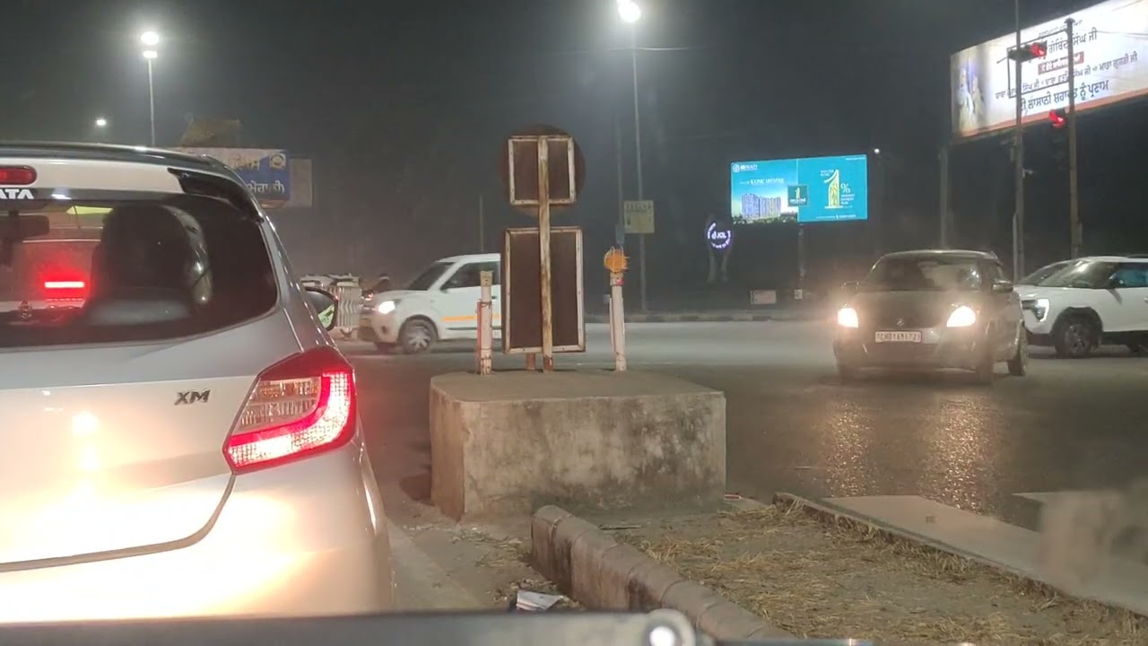 Explore beautiful trees 🎄 at airport road Mohali