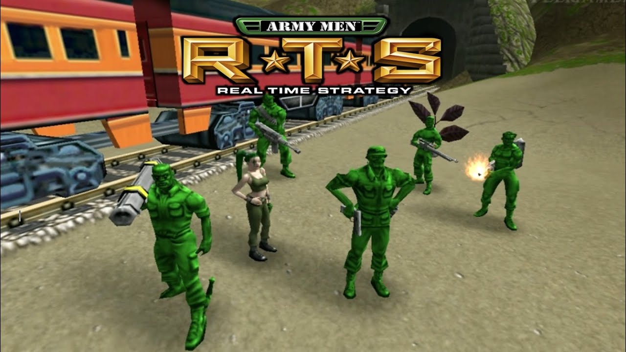 ARMY MEN RTS PC Película Completa del VideoJuego En Español (Modo Campaña)