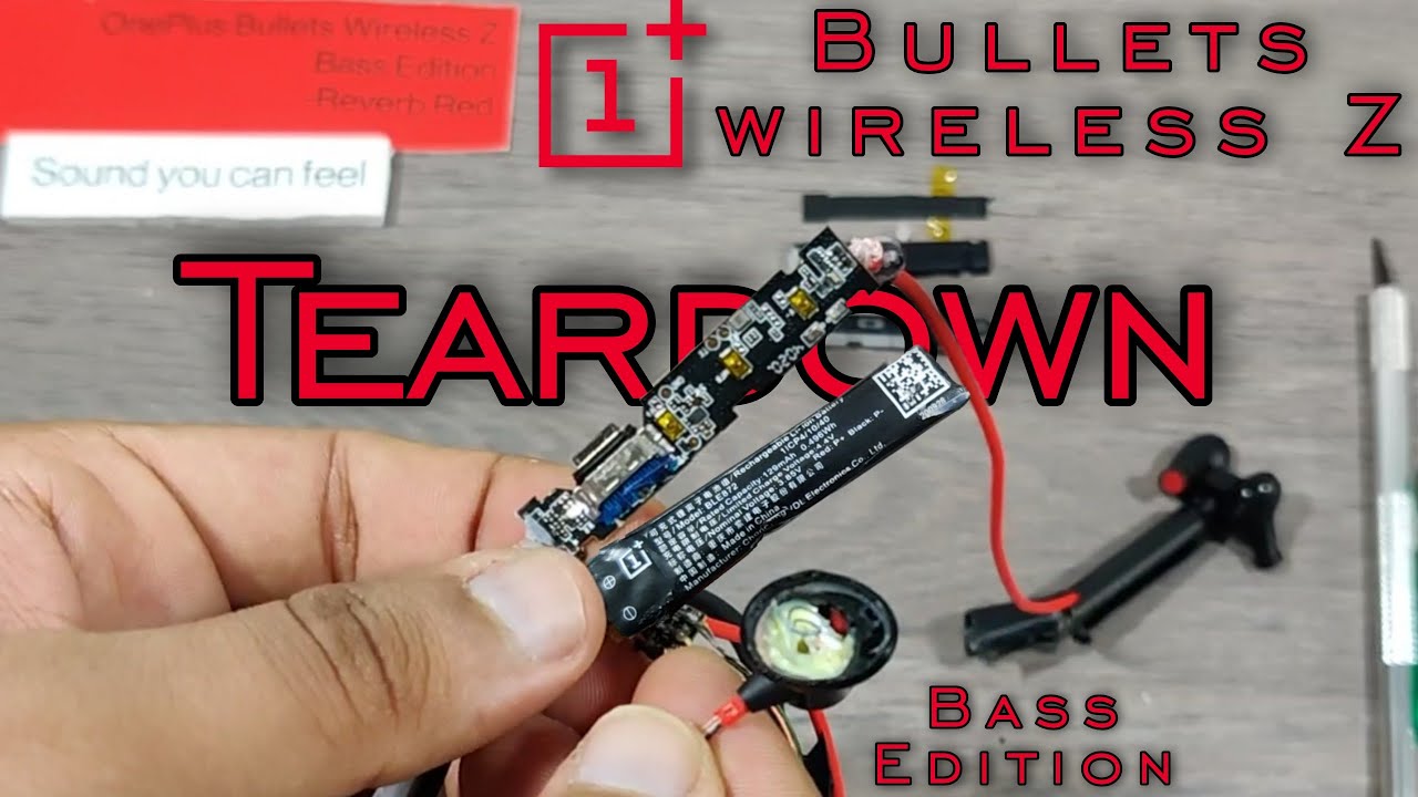 Разборка OnePlus Bullets Wireless Z Bass Edition!!! | Что внутри!!!