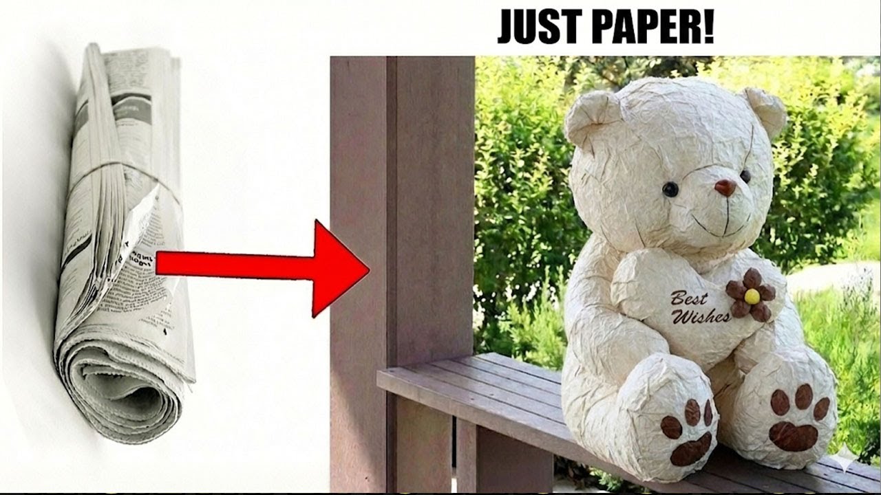 Art And Craft//DIY //Teddy Day Special:- Teddy Bear....