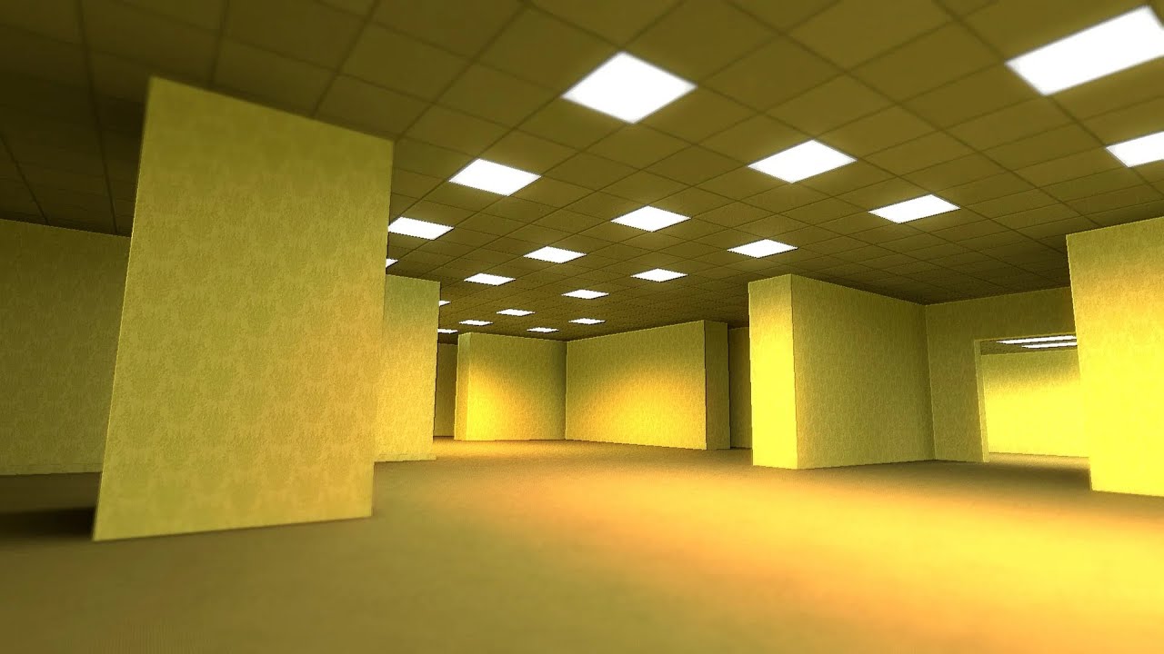 Backrooms minecraft map 2 (Улучшенние карты)