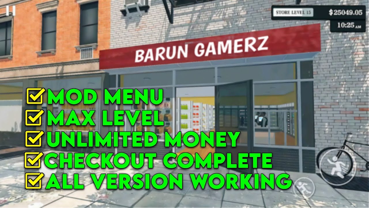 Supermarket Simulator Mod Tips & Tricks (Unlimited - Money, Level, Checkout) Save File Edit