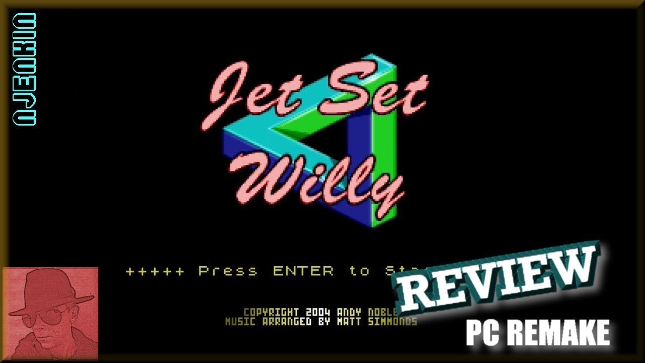Jet Set Willy - PC Remake from 2004 - with Commentary
