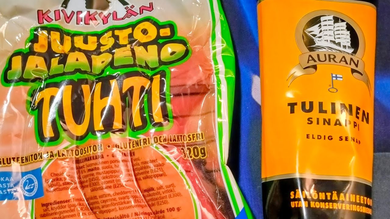 Ensitesti Juusto-jalapeno TUHTI & Auran tulinen sinappi