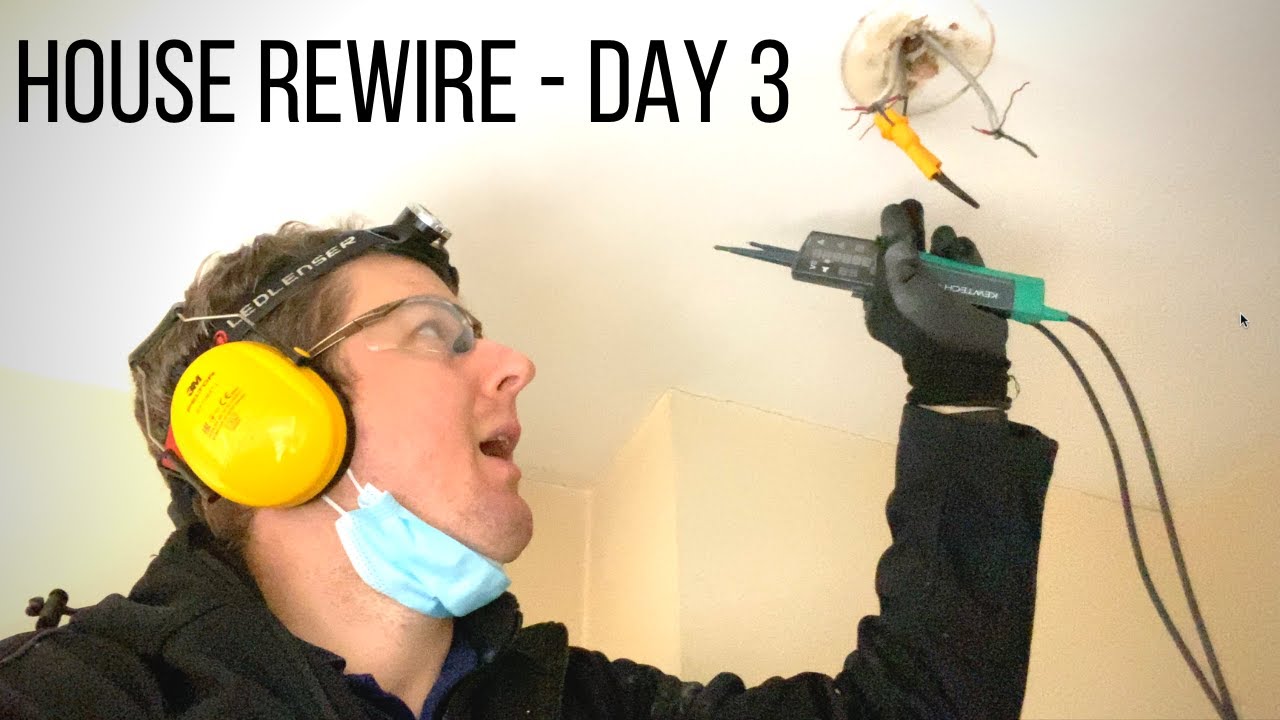 House Rewire - Day Three - Electrician Life