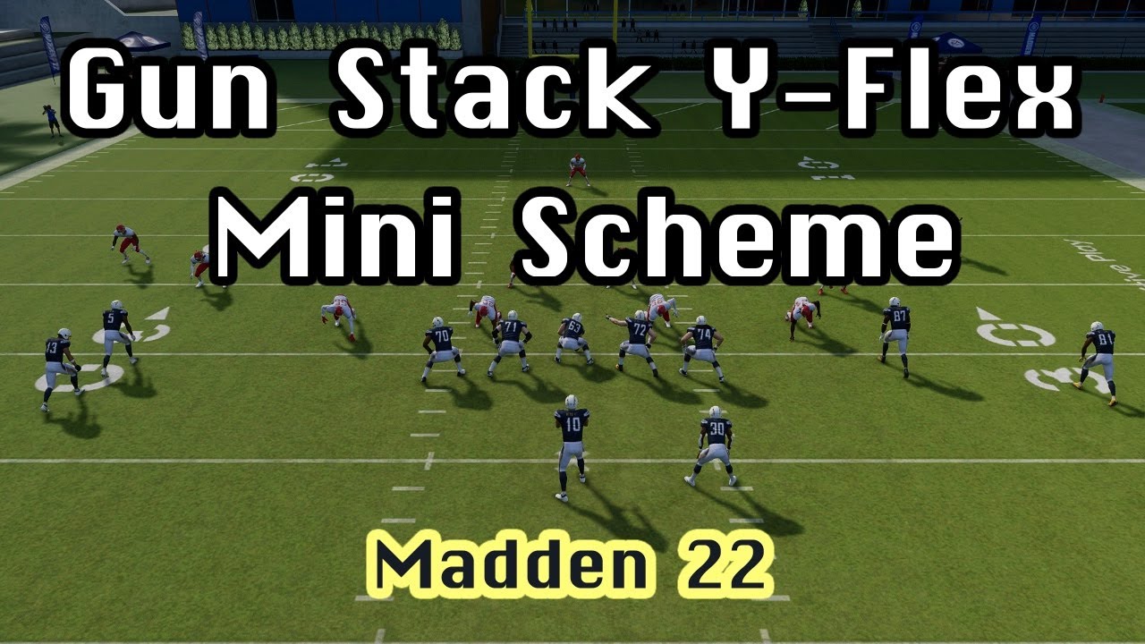 *ROUTES FOR EVERYTHING* Gun Stack Y Flex Mini Scheme | Madden 22 Tips & Tricks