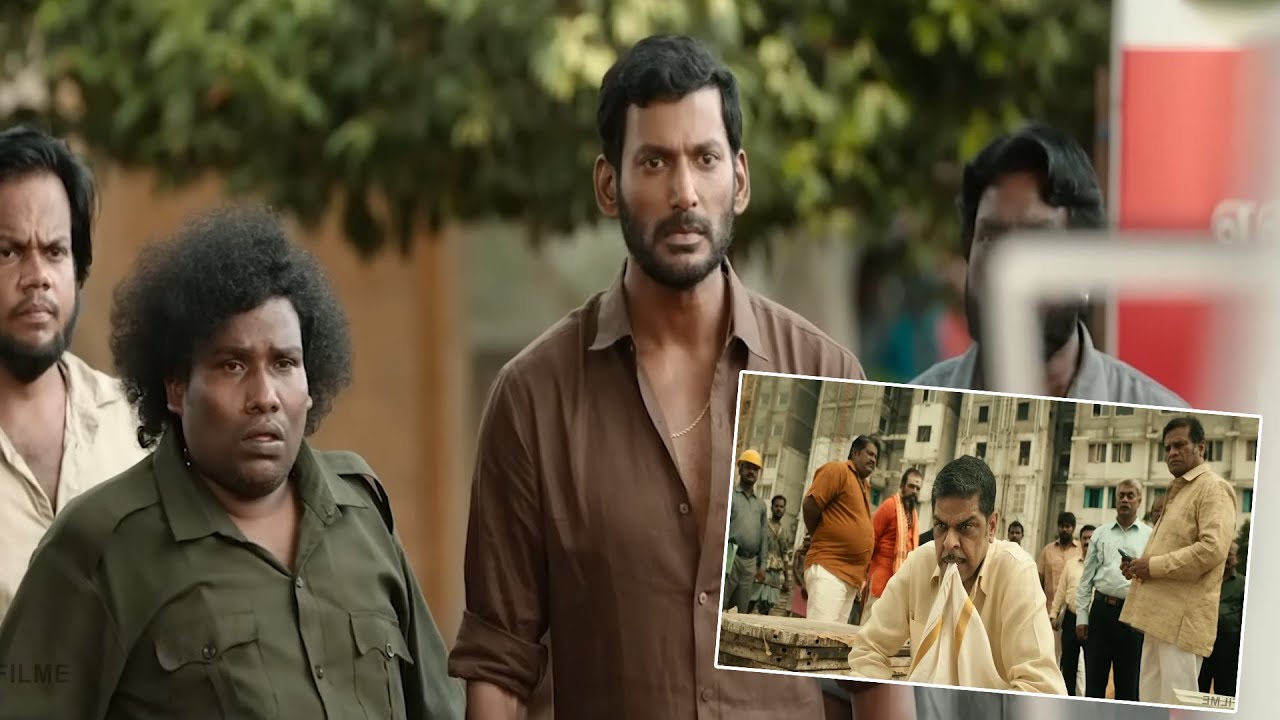 Vishal And Murali Sharma Ultimate Movie Scene | Telugu Interesting Movie Scene | @Filmetelugu