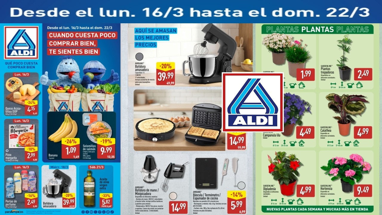 🇪🇦🔥ALDI ESPAÑA BAZAR+ALIMENTACION PROXIMA SEMANA 🗓 DESDE EL MIERCOLES 16 AL DOMINGO 22 DE MARZO