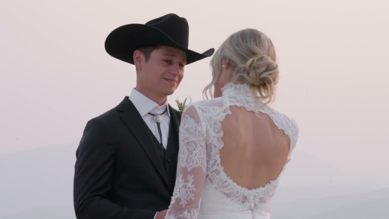 Haley & Adam got married on stunning private property in Montana!