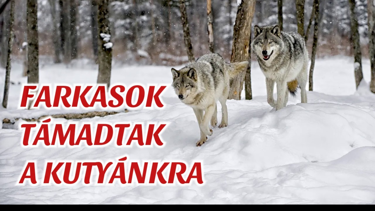 FARKASOK TÁMADTAK A KUTYÁNKRA