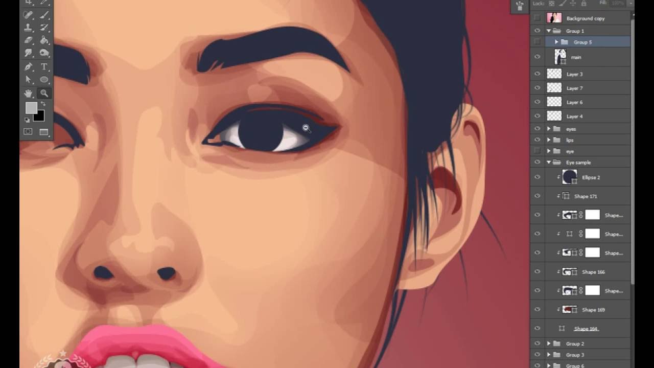 Vector / Vexel EYE TUTORIALS